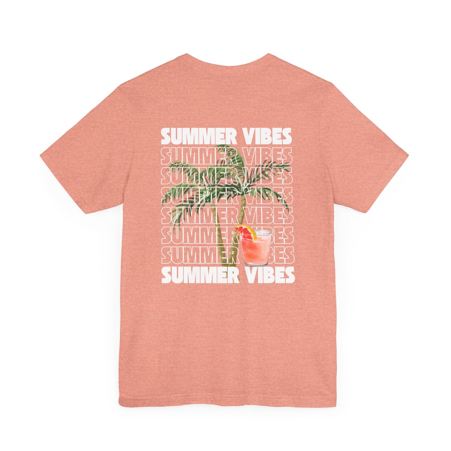 Summer Vibes Unisex Jersey Tee, Casual Summer T-Shirt, Fun Beachwear, Gift for Friends, Vacation Outfit, Relaxed Style, Graphic T Shirts