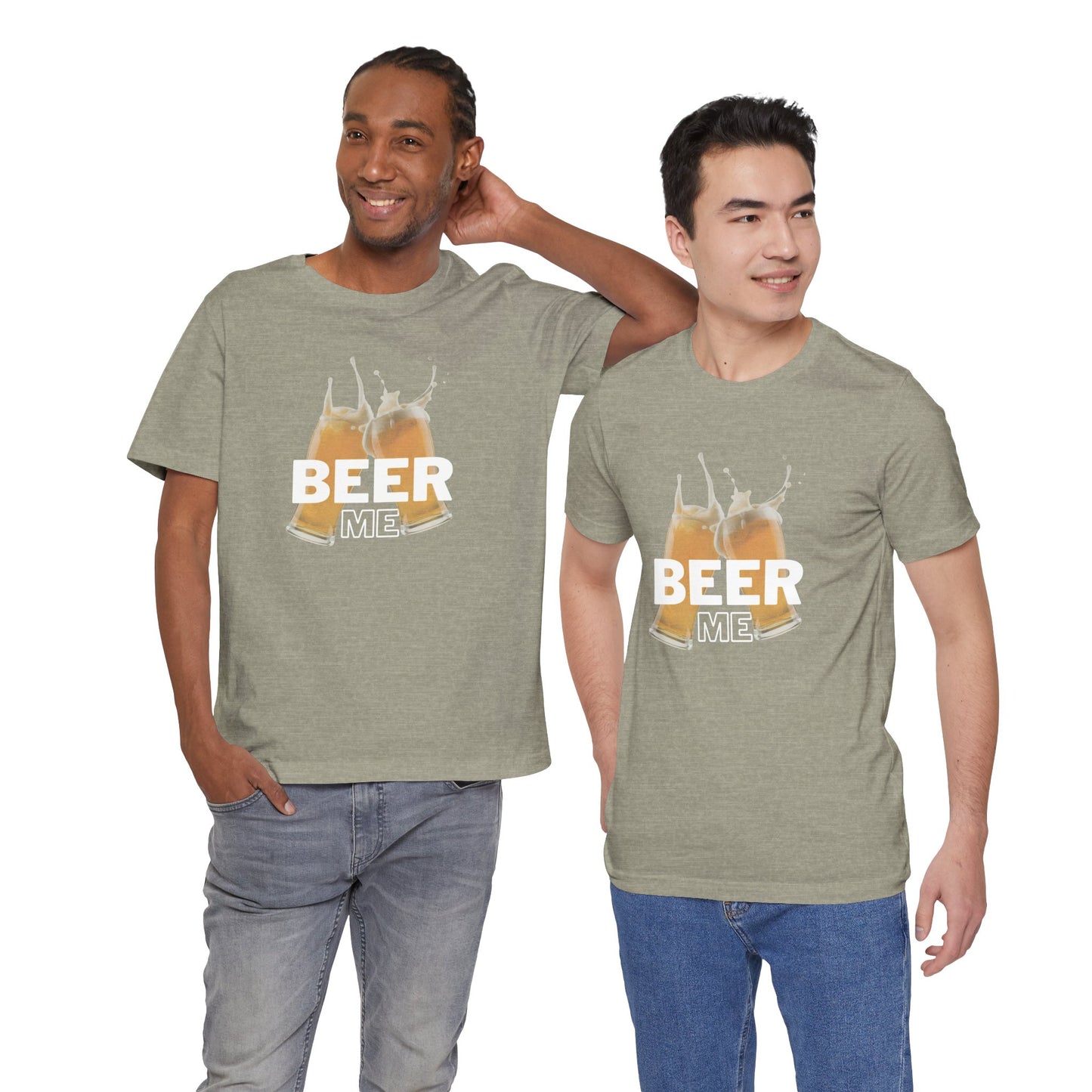 "Beer Me" Unisex Jersey Tee for Beer Lovers - DiRoMi