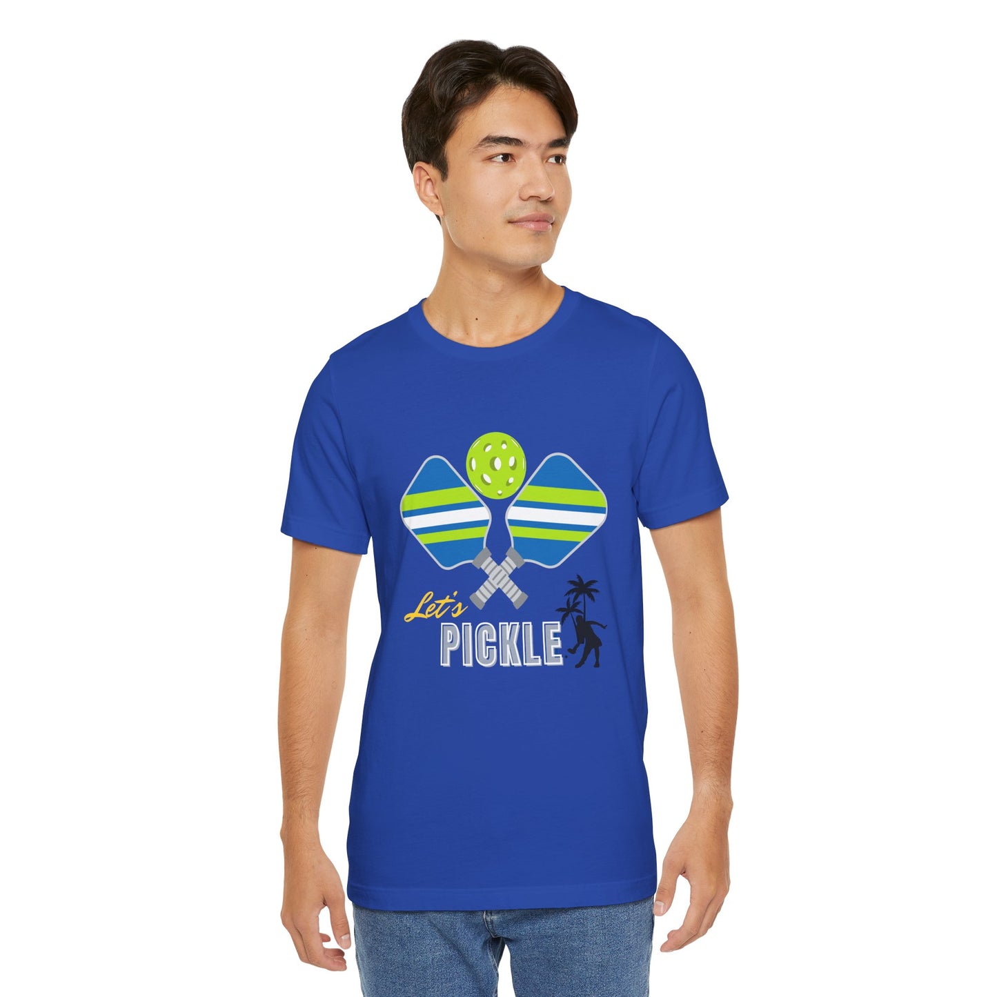 Let's Pickle! Unisex Short Sleeve Tee - Fun Pickleball T-Shirt for Sport Lovers - DiRoMi