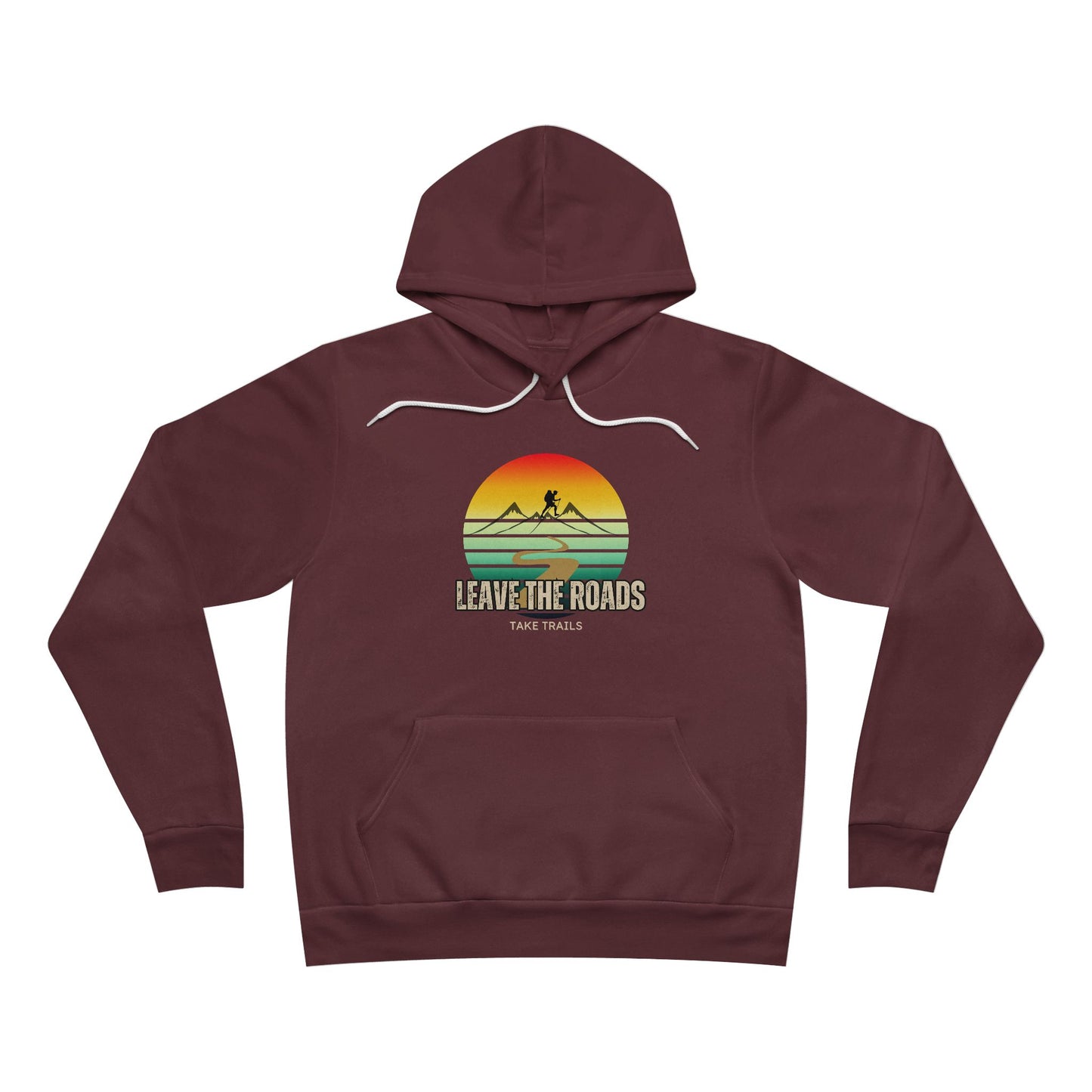 Adventure Inspired Unisex Hoodie - 'Leave the Roads, Take Trails' - DiRoMi