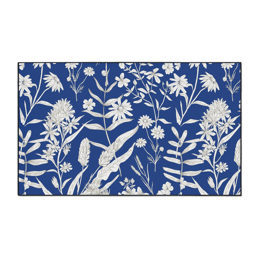 Stylish Floral Heavy Duty Floor Mat