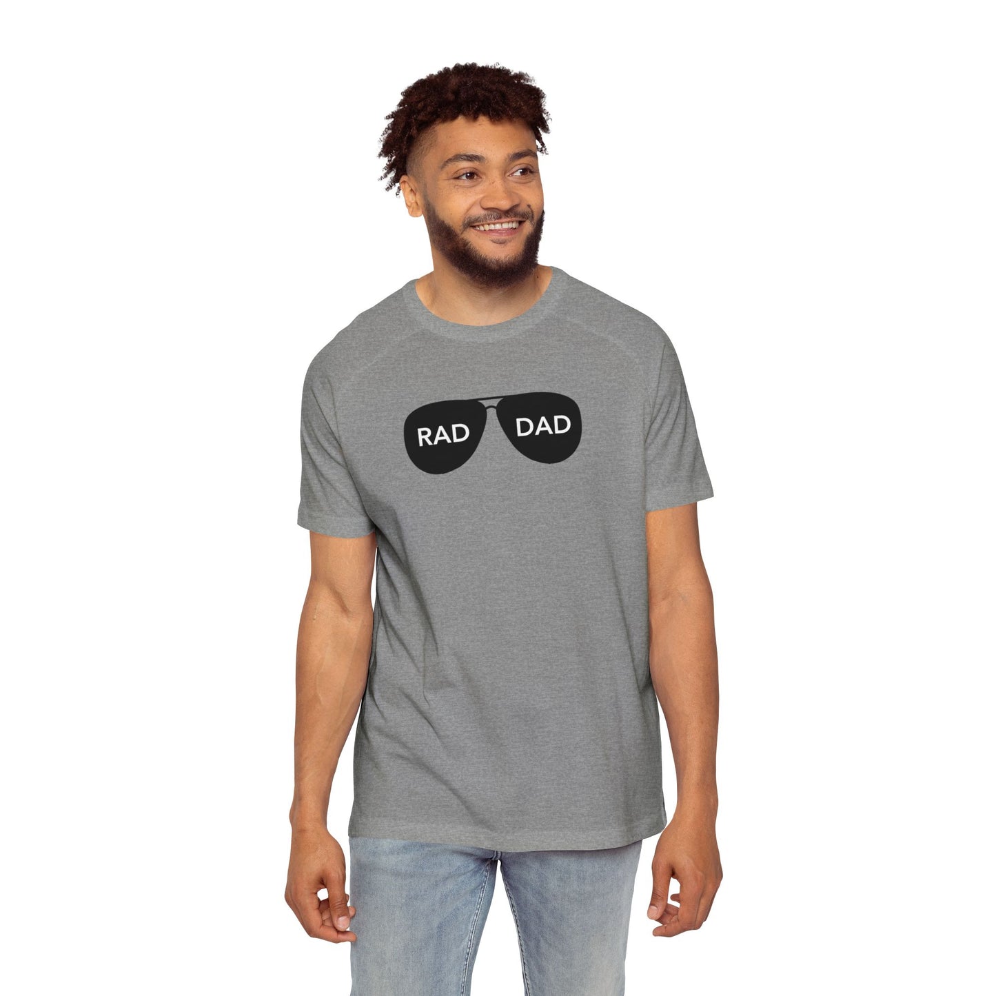 Rad Dad Raglan T-Shirt for Fathers