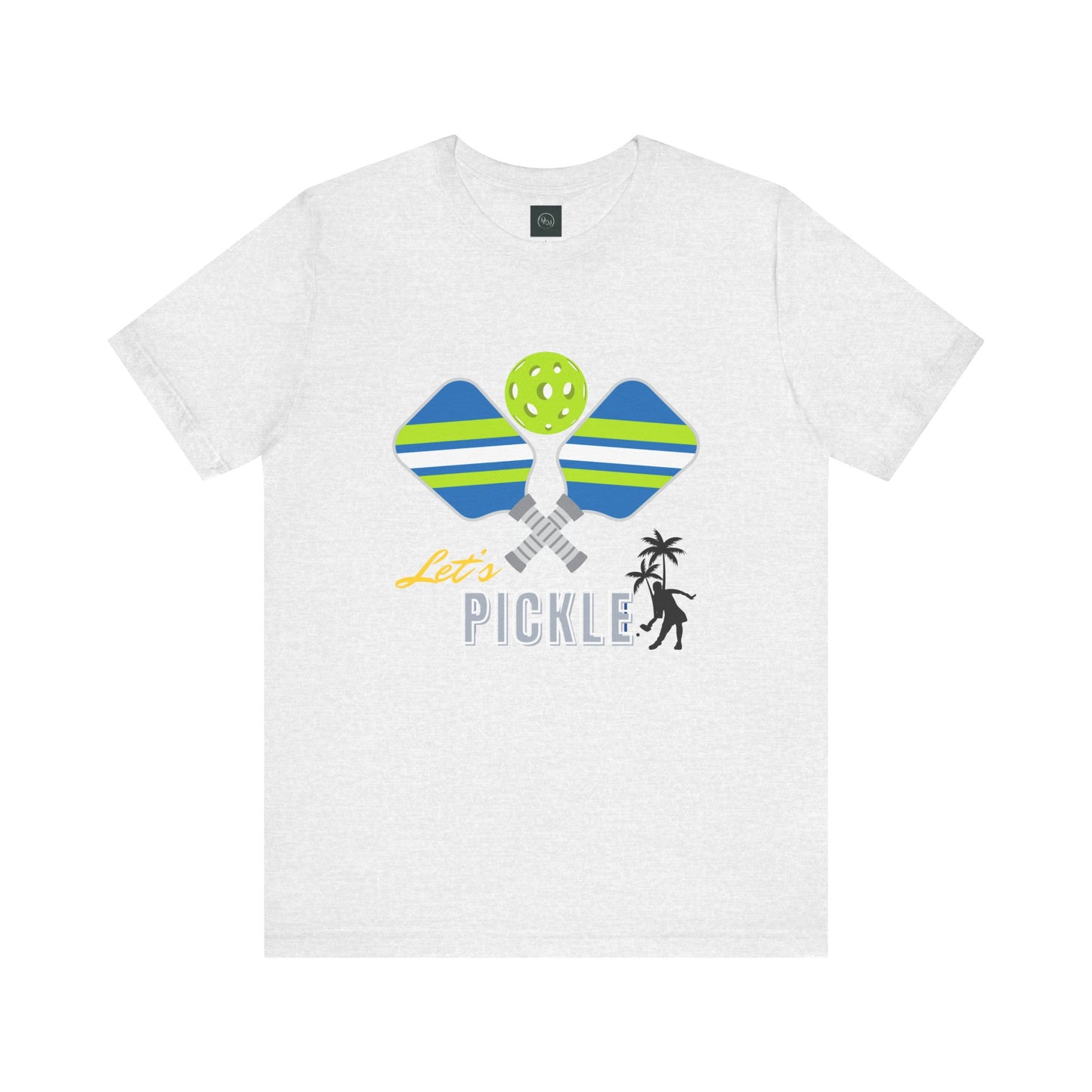 Let's Pickle! Unisex Short Sleeve Tee - Fun Pickleball T-Shirt for Sport Lovers - DiRoMi