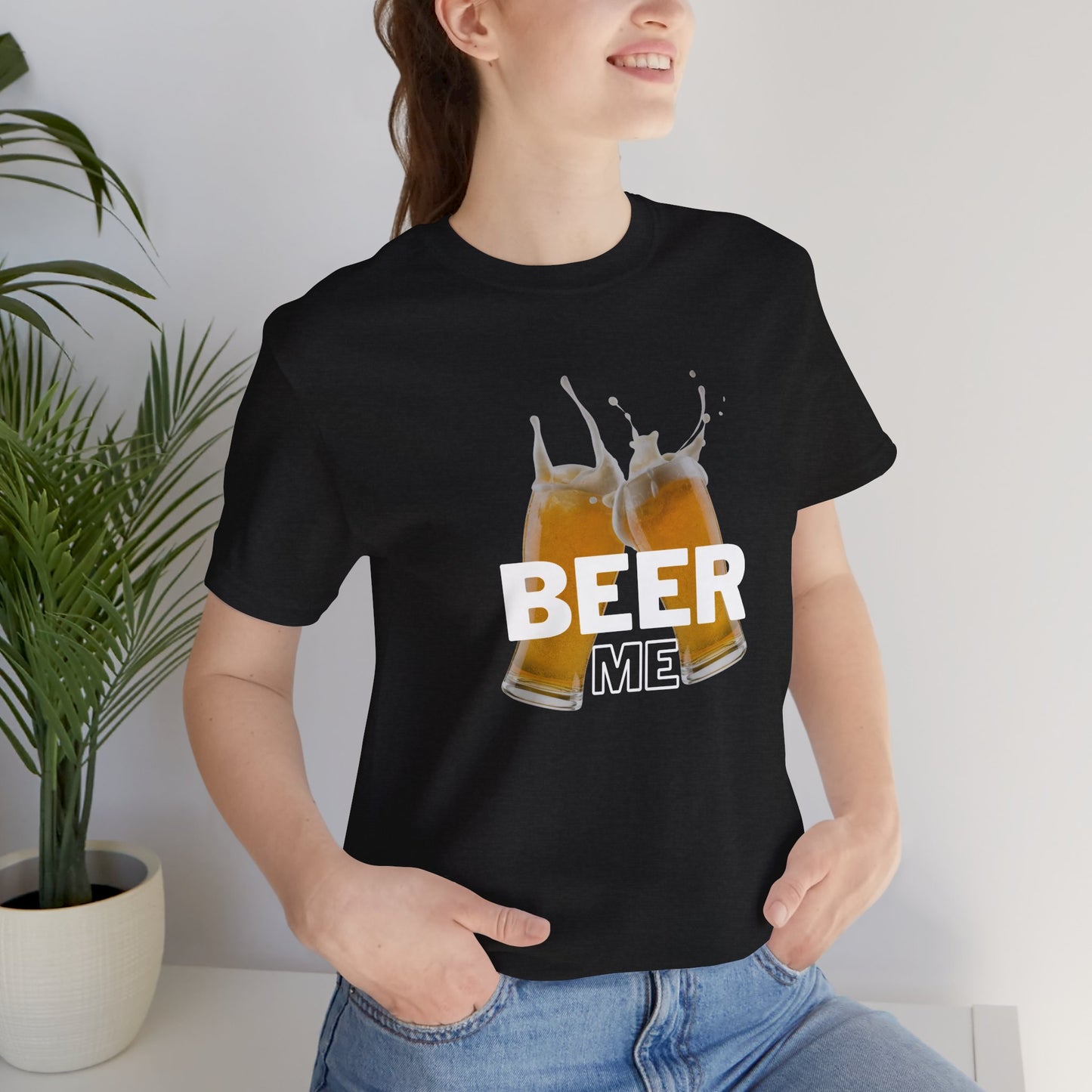 "Beer Me" Unisex Jersey Tee for Beer Lovers - DiRoMi