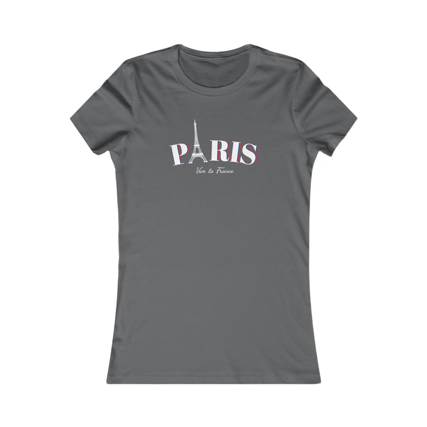 Paris Women's Favorite Tee - Stylish Black T-Shirt - DiRoMi