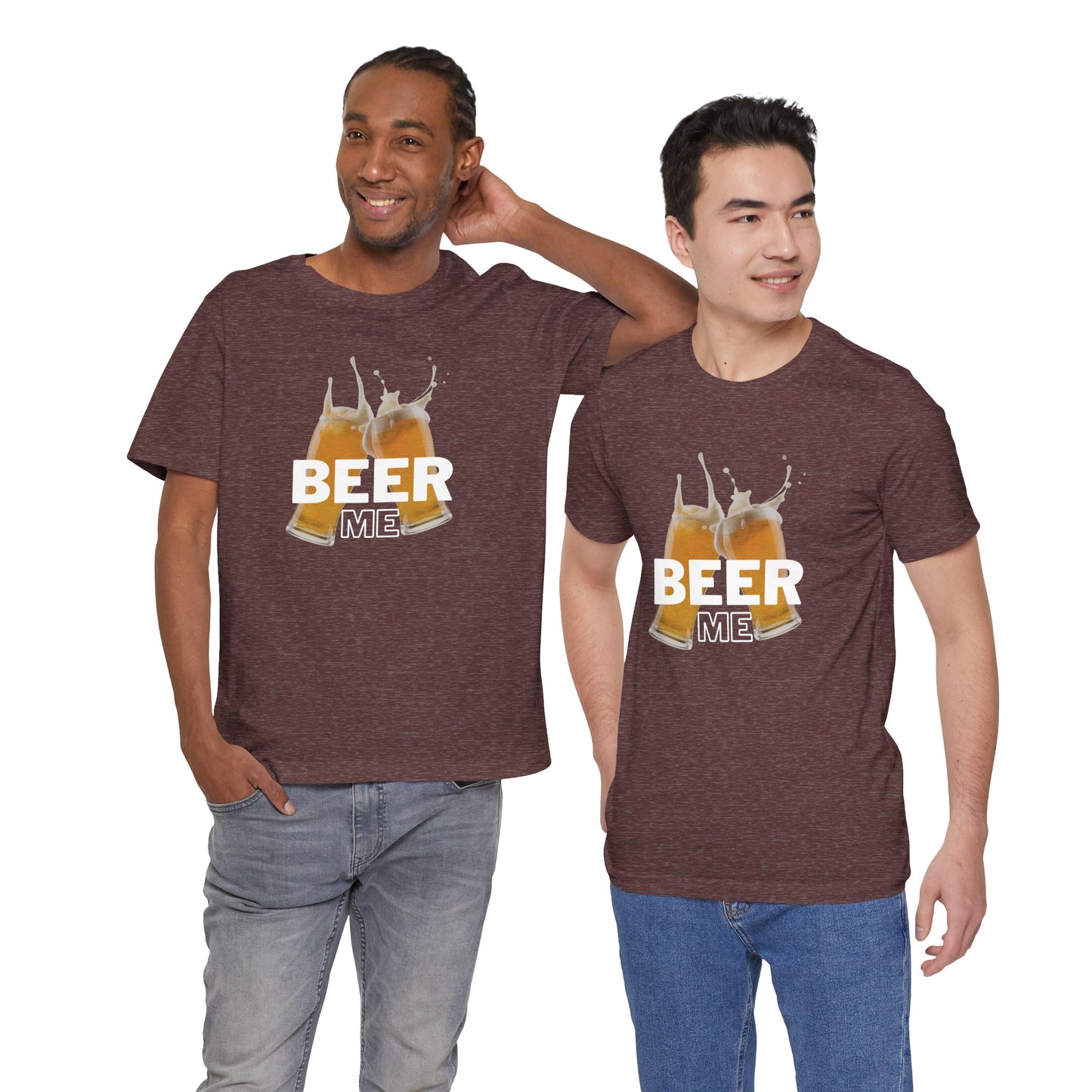 "Beer Me" Unisex Jersey Tee for Beer Lovers - DiRoMi