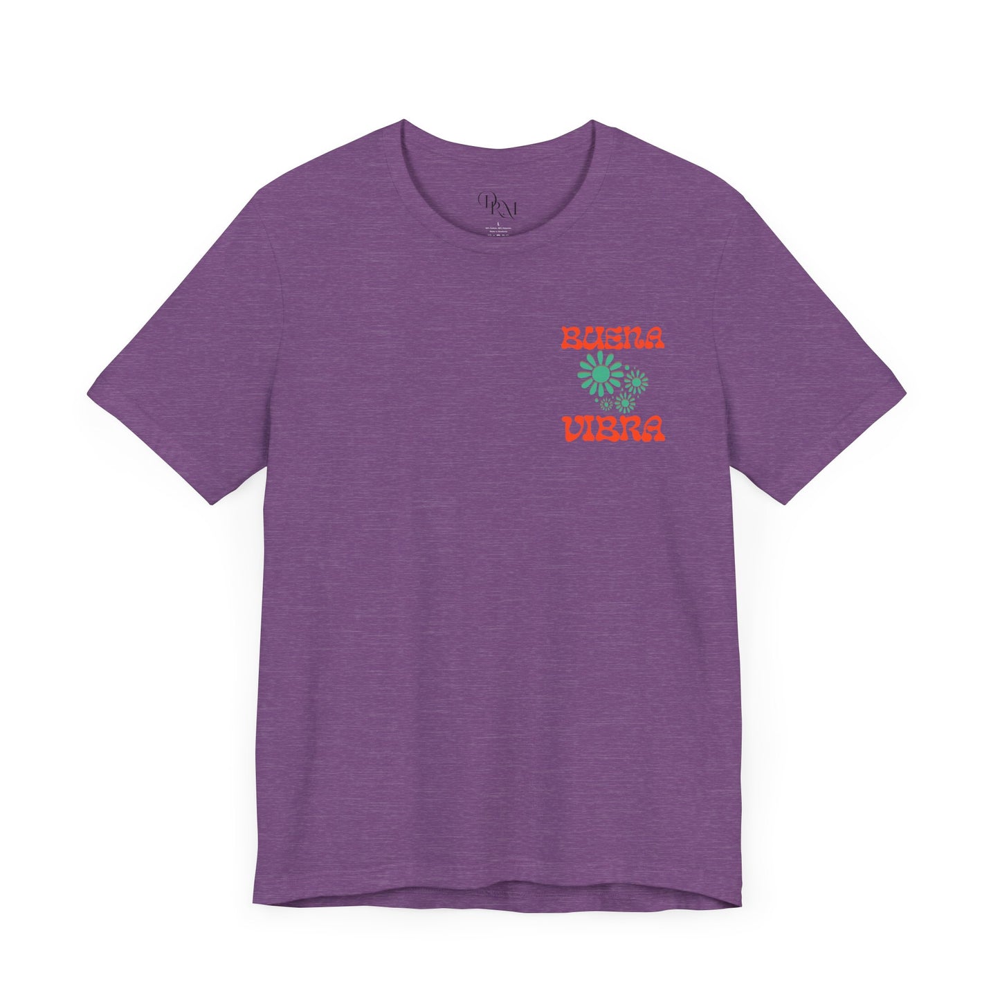 Buena Vibra Tee -Good vibes Summer Unisex Jersey Short Sleeve Shirt for Positive Energy, Beach Day, Summer Vibes, Gift, Casual Wear