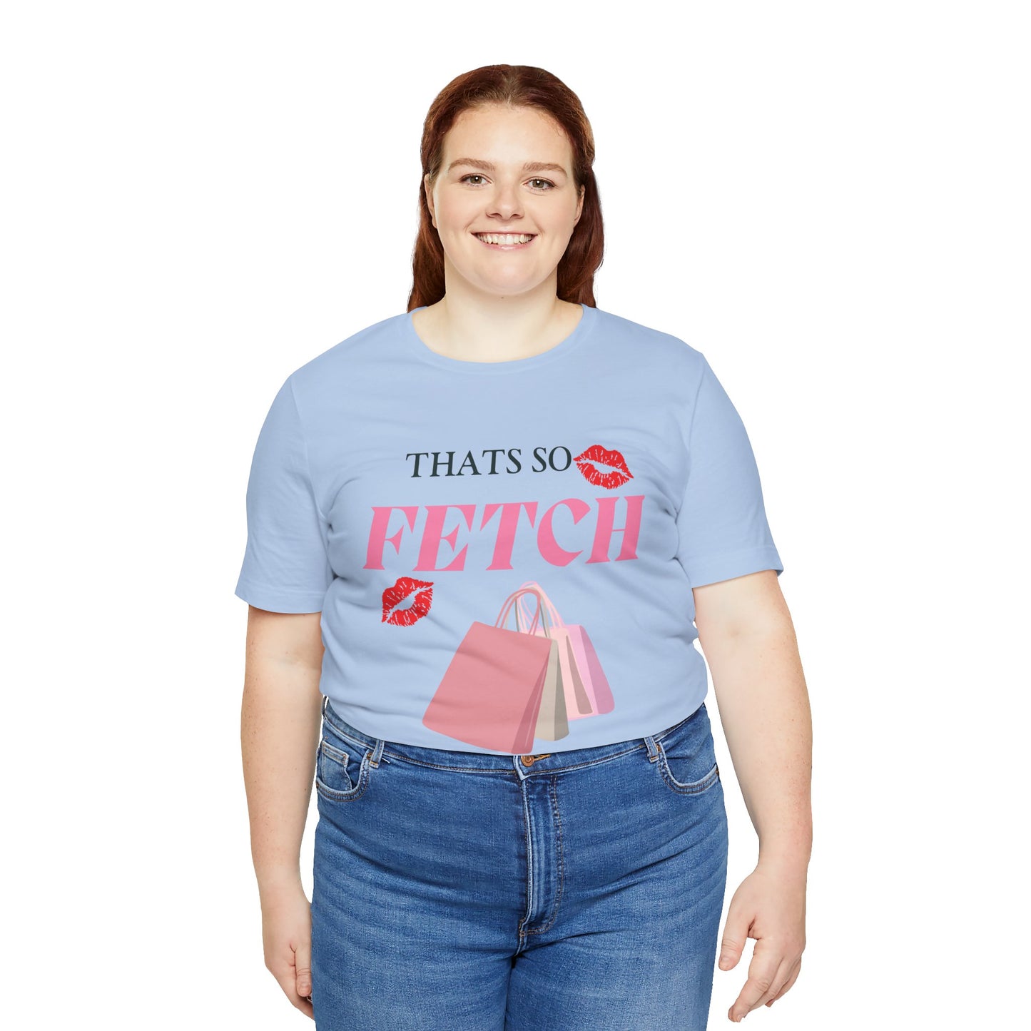 That's So Fetch teen girl Jersey Short Sleeve Tee - Trendy Graphic Tee for Fashion Lovers - DiRoMi