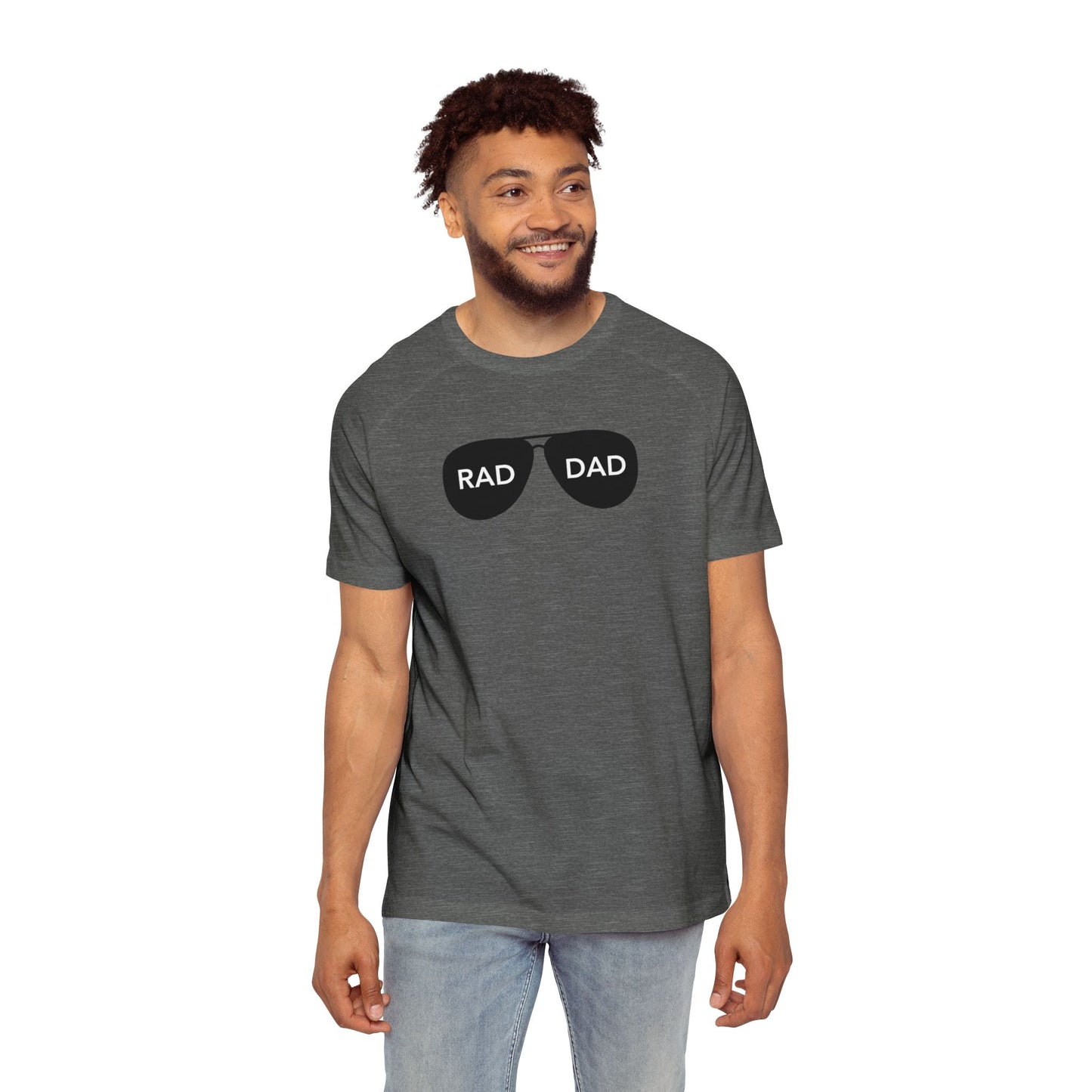 Rad Dad Raglan T-Shirt for Fathers