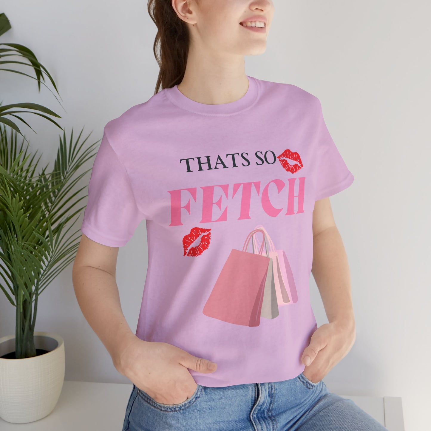 That's So Fetch teen girl Jersey Short Sleeve Tee - Trendy Graphic Tee for Fashion Lovers - DiRoMi
