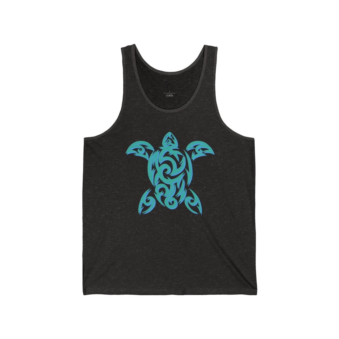 Turtle Tribal Design Unisex Jersey Tank - Ocean Lover's Apparel