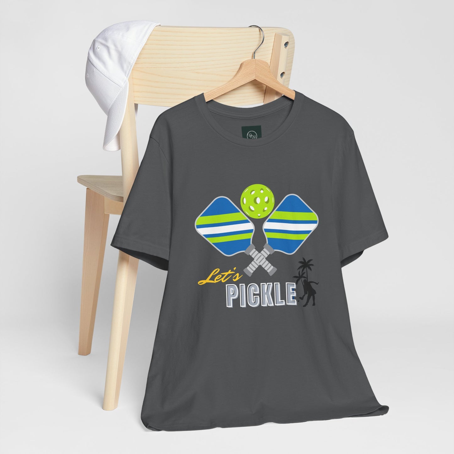 Let's Pickle! Unisex Short Sleeve Tee - Fun Pickleball T-Shirt for Sport Lovers - DiRoMi