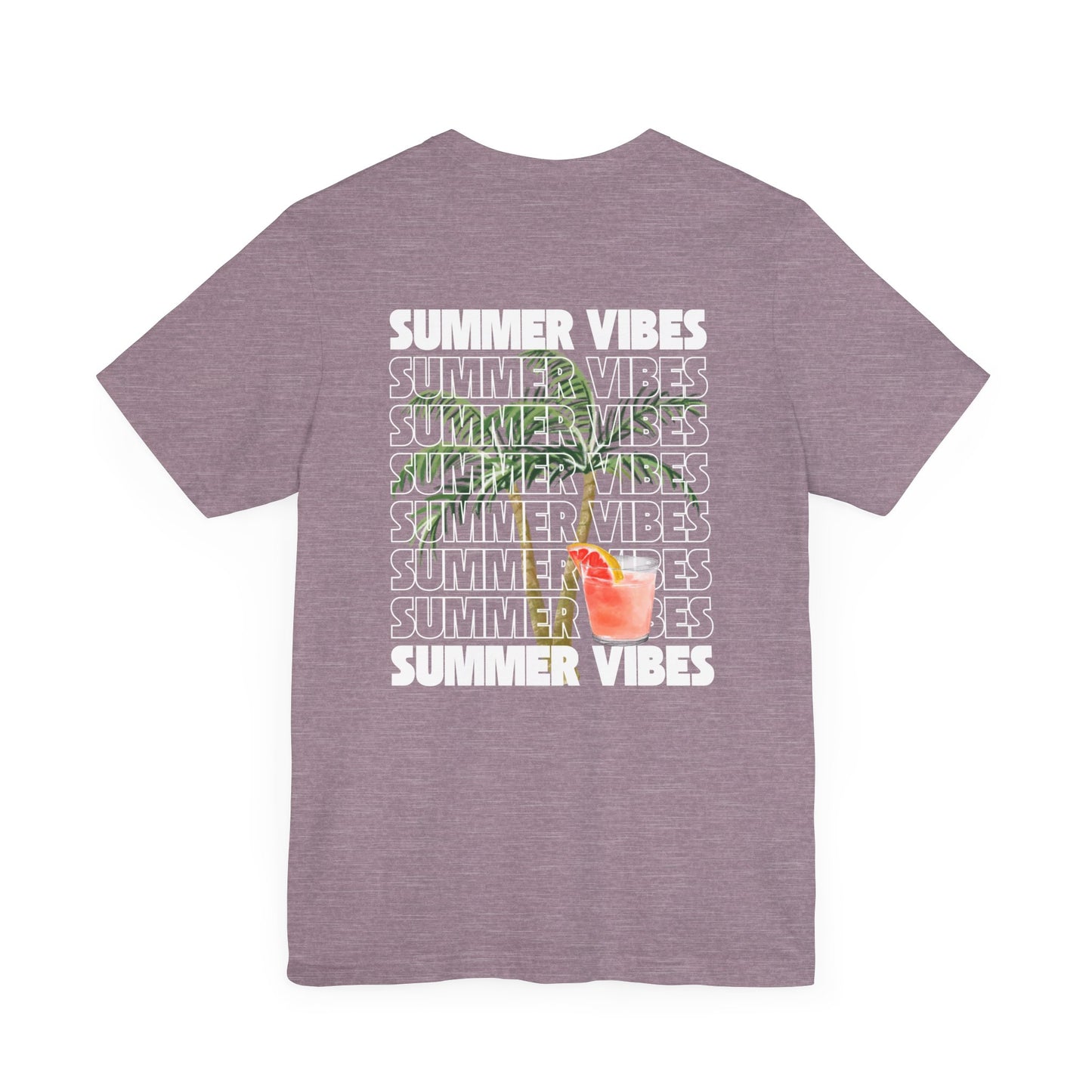 Summer Vibes Unisex Jersey Tee, Casual Summer T-Shirt, Fun Beachwear, Gift for Friends, Vacation Outfit, Relaxed Style, Graphic T Shirts