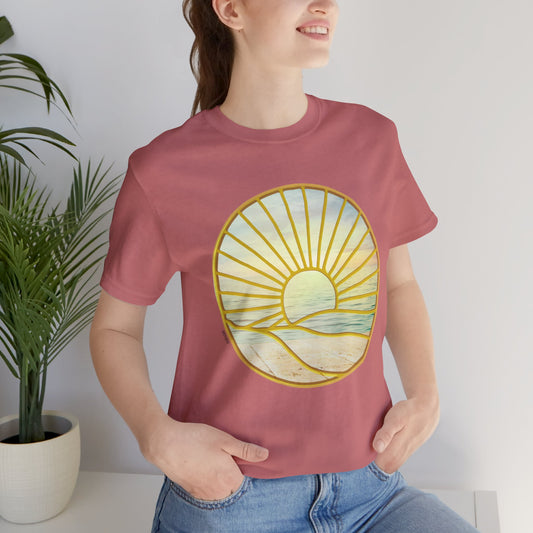 Sunrise Unisex Tee - Perfect for Days of Relaxation : Spring & Summer - DiRoMi