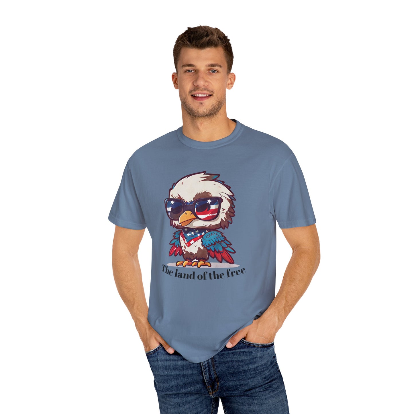Patriotic Eagle T-Shirt, Comfort Colors