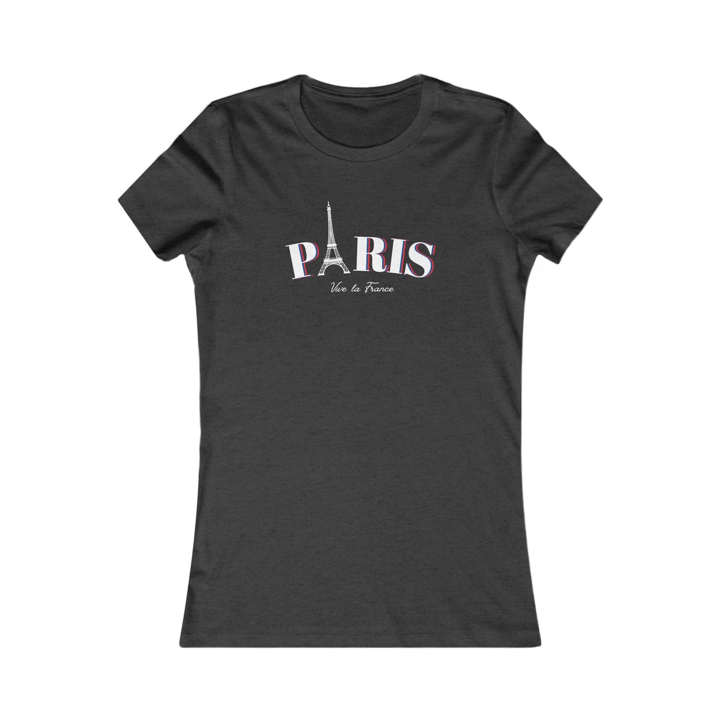 Paris Women's Favorite Tee - Stylish Black T-Shirt - DiRoMi