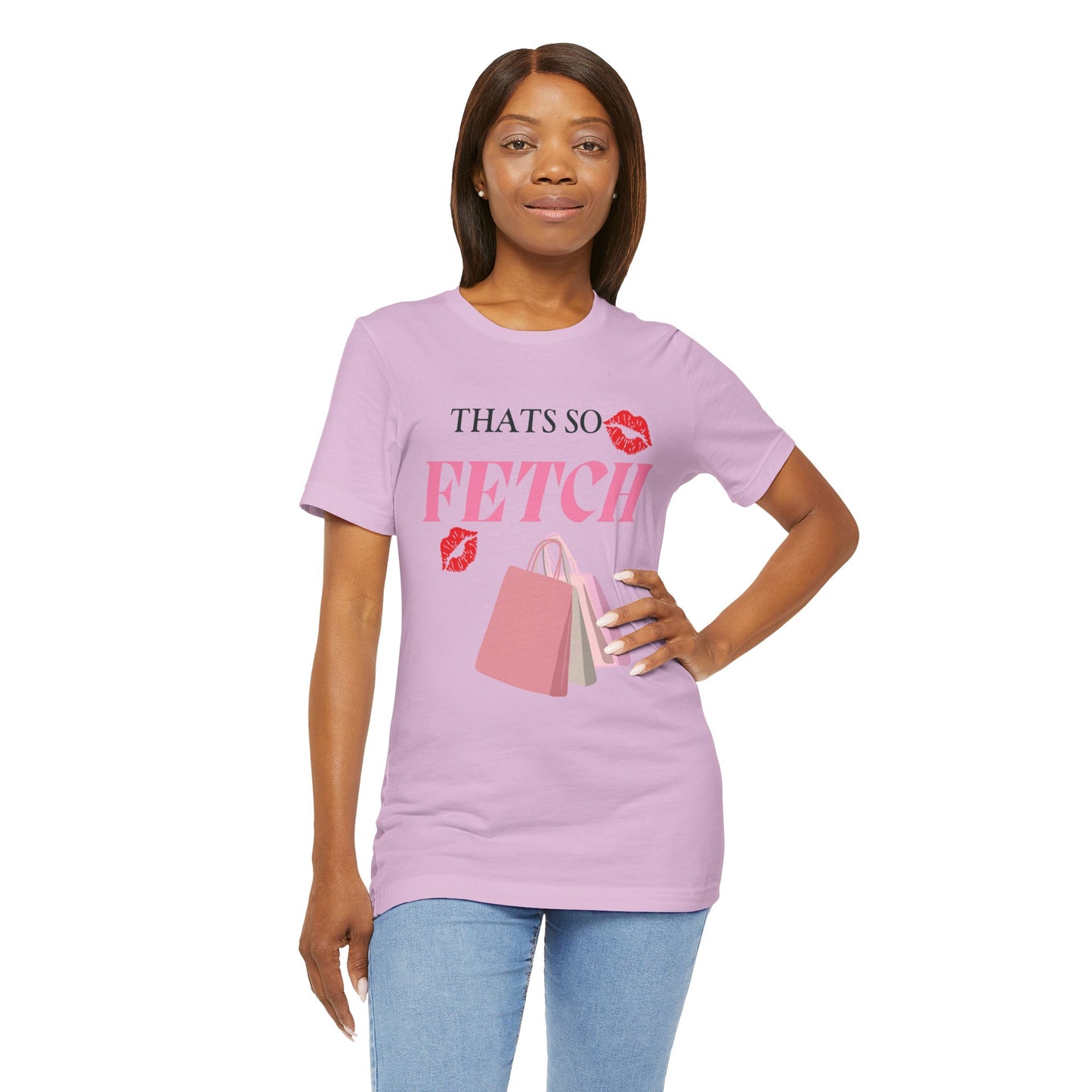 That's So Fetch teen girl Jersey Short Sleeve Tee - Trendy Graphic Tee for Fashion Lovers - DiRoMi