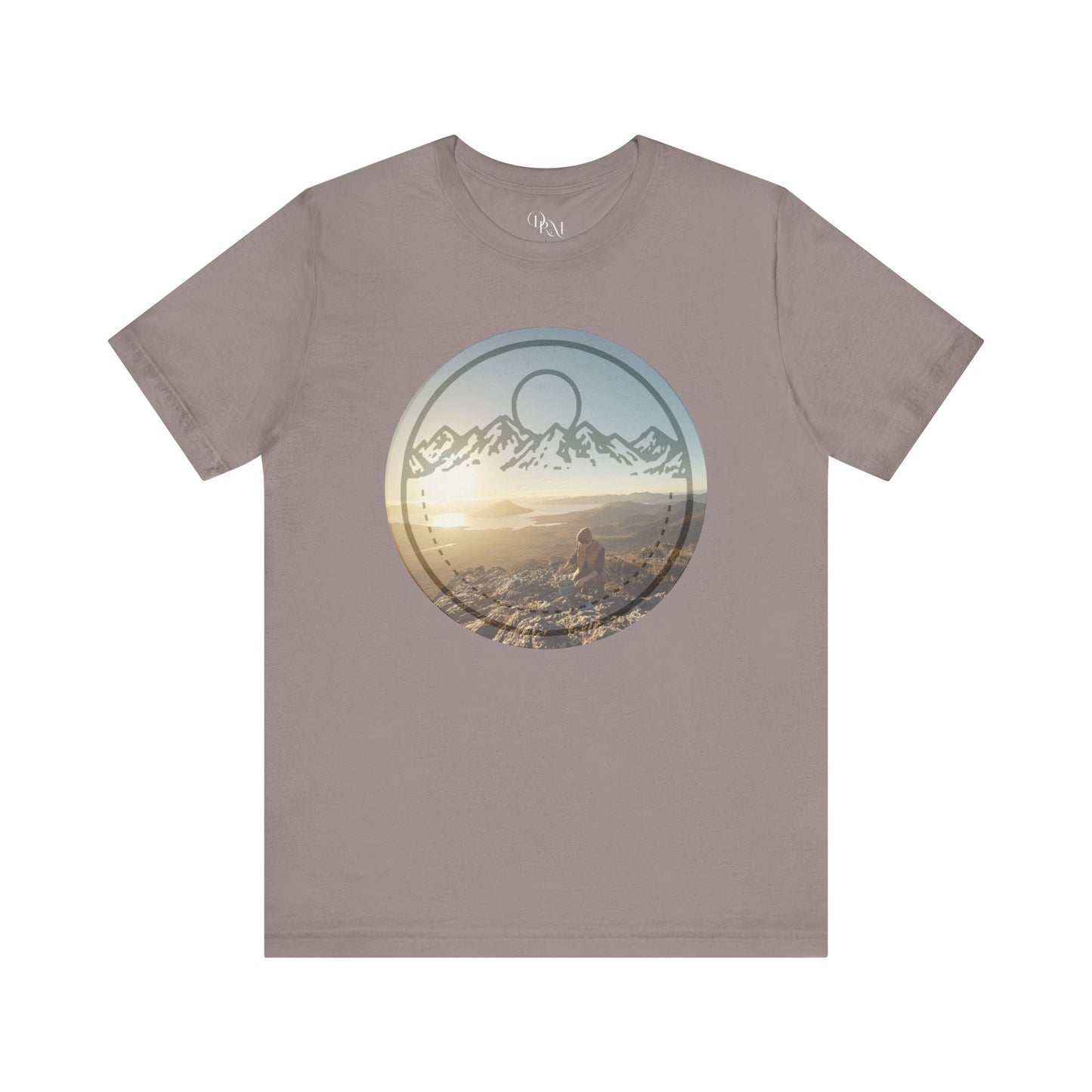 Adventure Awaits Mountain Graphic T-Shirt - Unisex Jersey Short Sleeve - DiRoMi