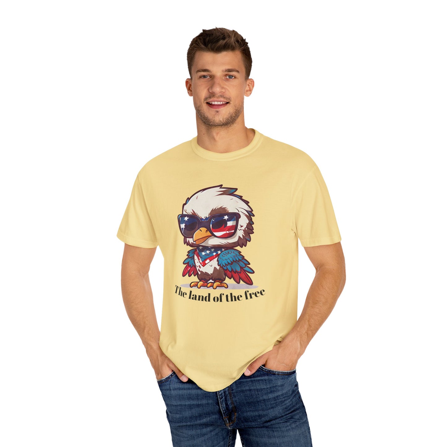 Patriotic Eagle T-Shirt, Comfort Colors