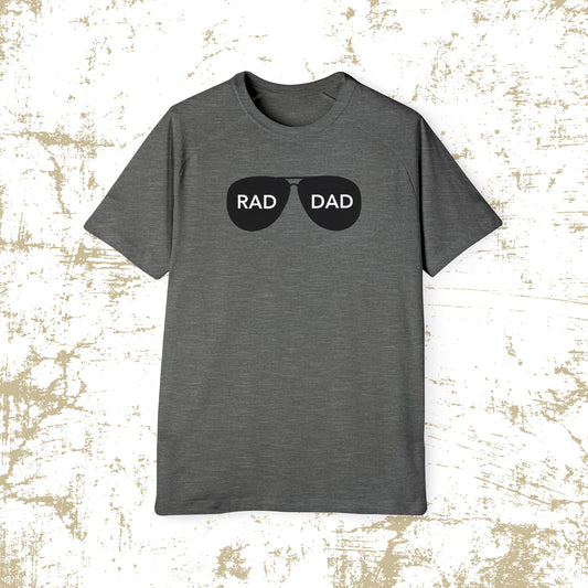 Rad Dad Raglan T-Shirt for Fathers