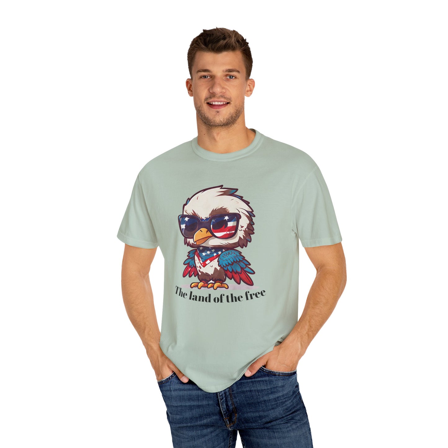 Patriotic Eagle T-Shirt, Comfort Colors