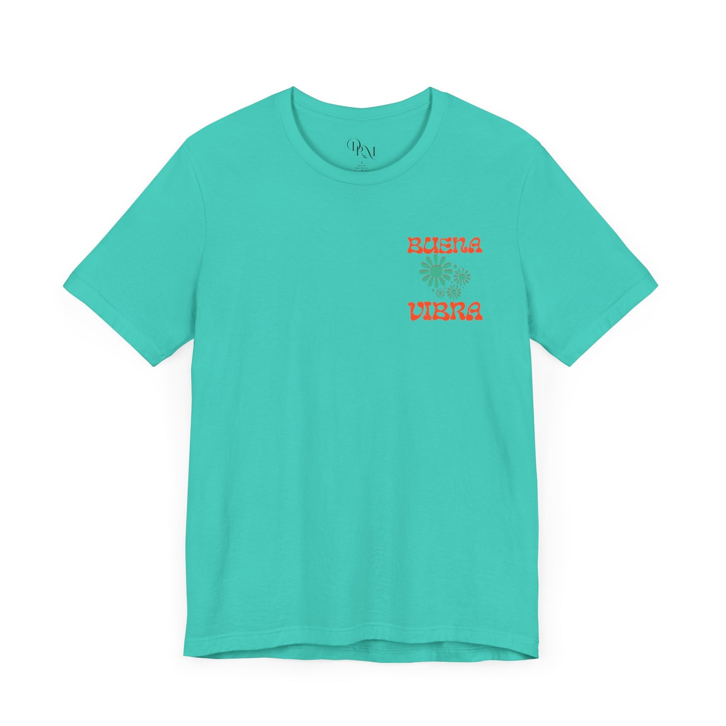 Buena Vibra Tee -Good vibes Summer Unisex Jersey Short Sleeve Shirt for Positive Energy, Beach Day, Summer Vibes, Gift, Casual Wear