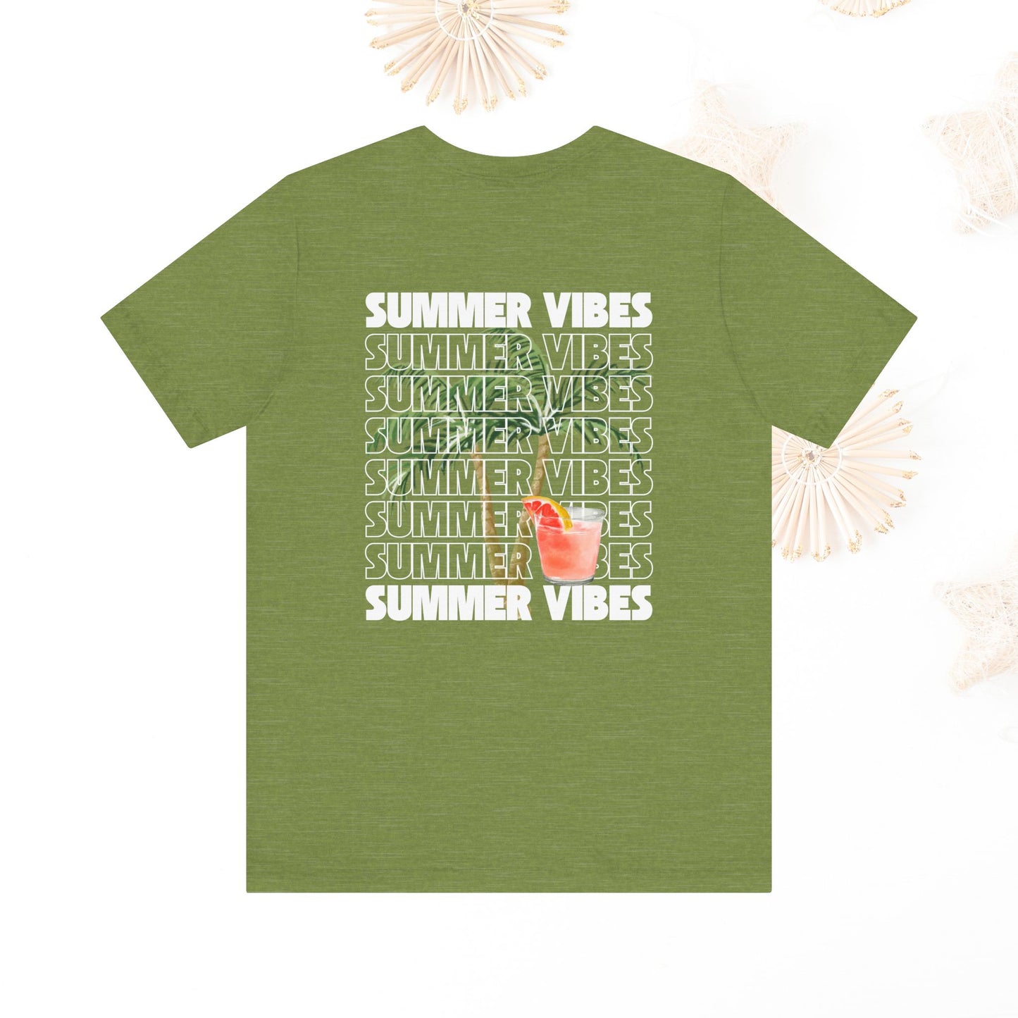 Summer Vibes Unisex Jersey Tee, Casual Summer T-Shirt, Fun Beachwear, Gift for Friends, Vacation Outfit, Relaxed Style, Graphic T Shirts