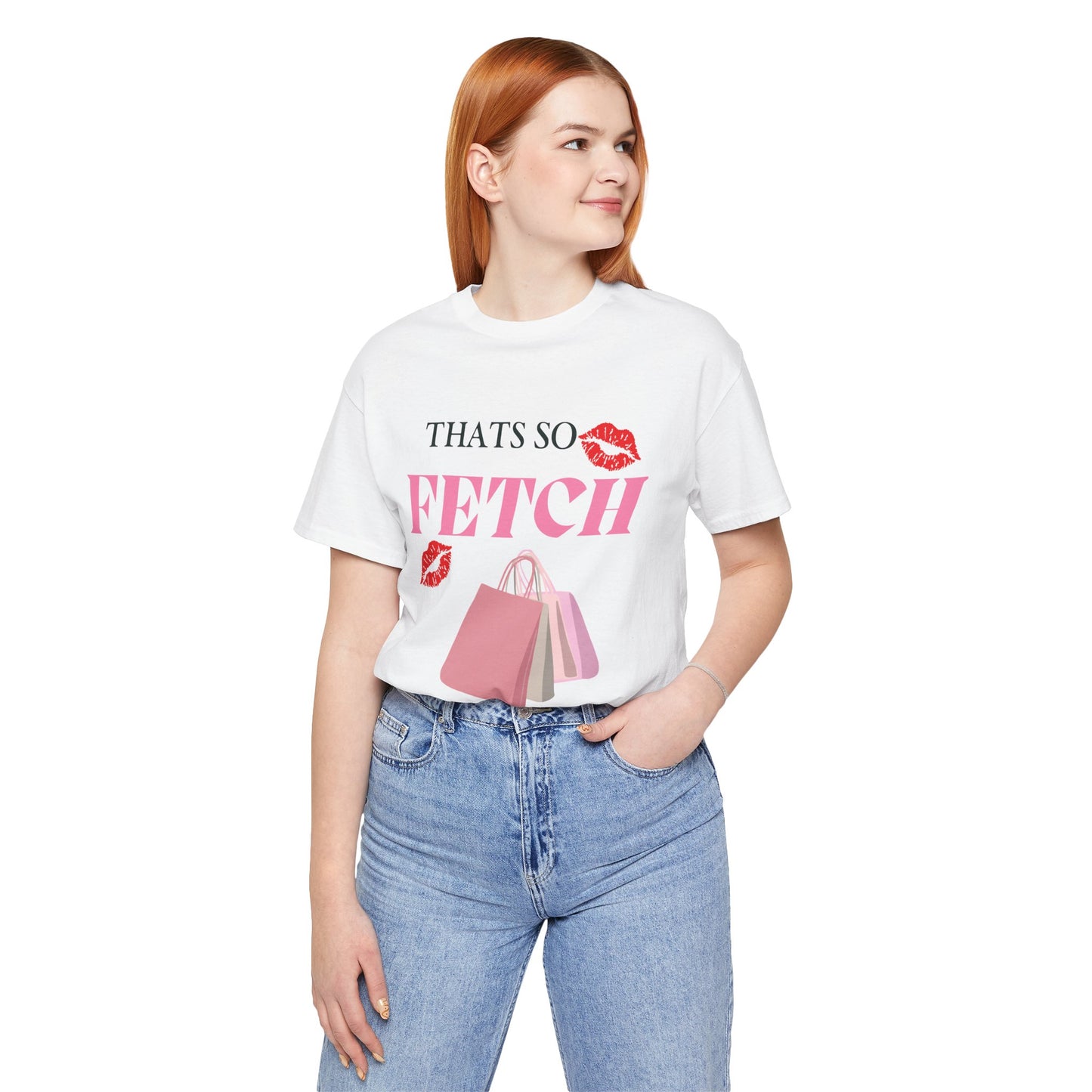 That's So Fetch teen girl Jersey Short Sleeve Tee - Trendy Graphic Tee for Fashion Lovers - DiRoMi
