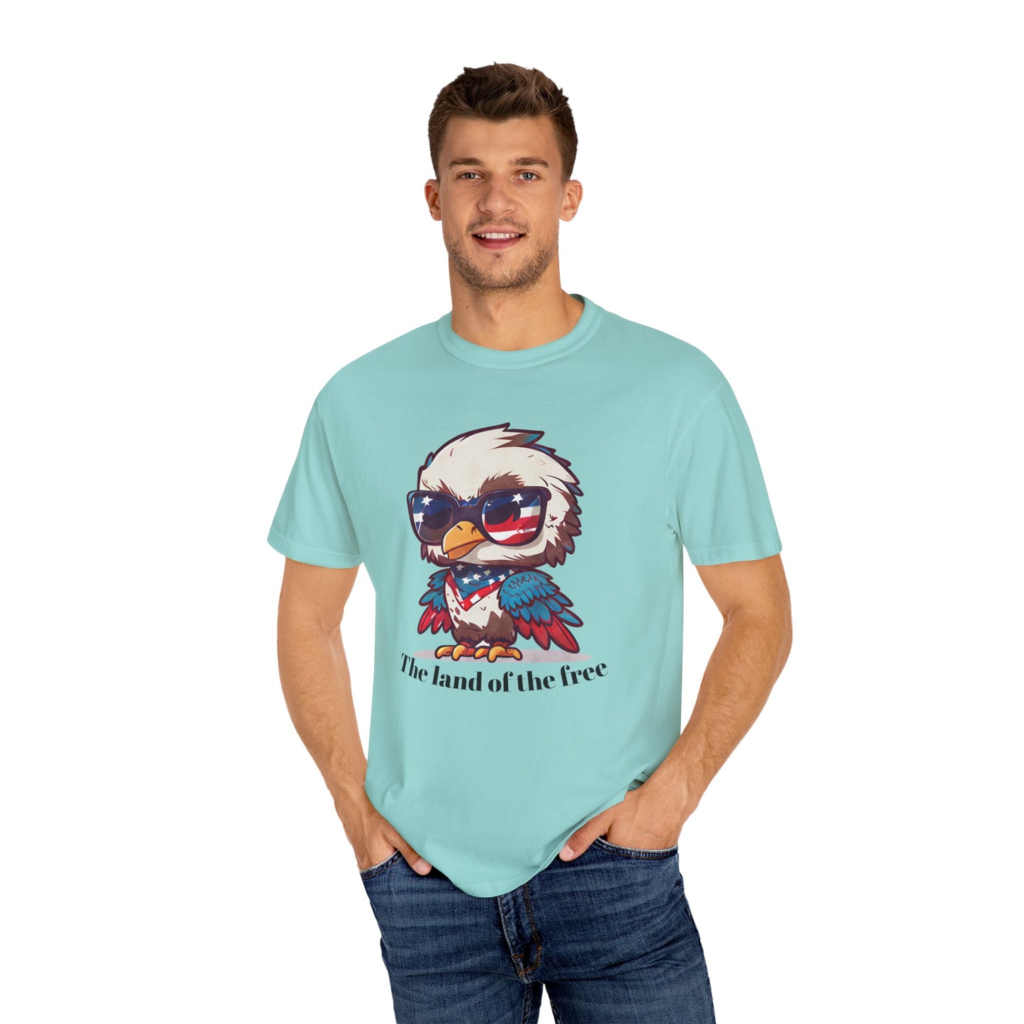 Patriotic Eagle T-Shirt, Comfort Colors