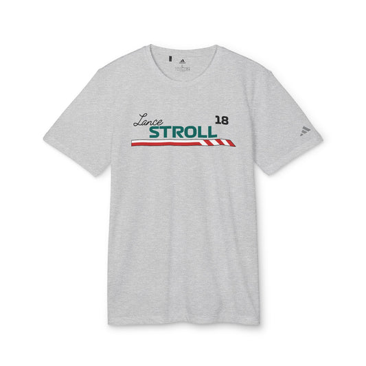 Adidas F1 Lance Stroll Unisex Jersey Tee, F1 Tee, Gift for F1, F1 Shirt, F1 merch, Formula 1 shirt, Stroll shirt, Aston Martin shirt