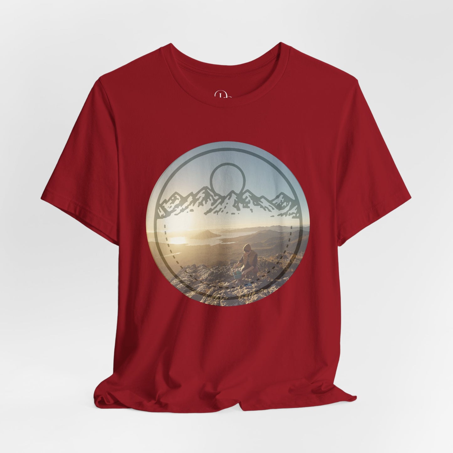 Adventure Awaits Mountain Graphic T-Shirt - Unisex Jersey Short Sleeve - DiRoMi