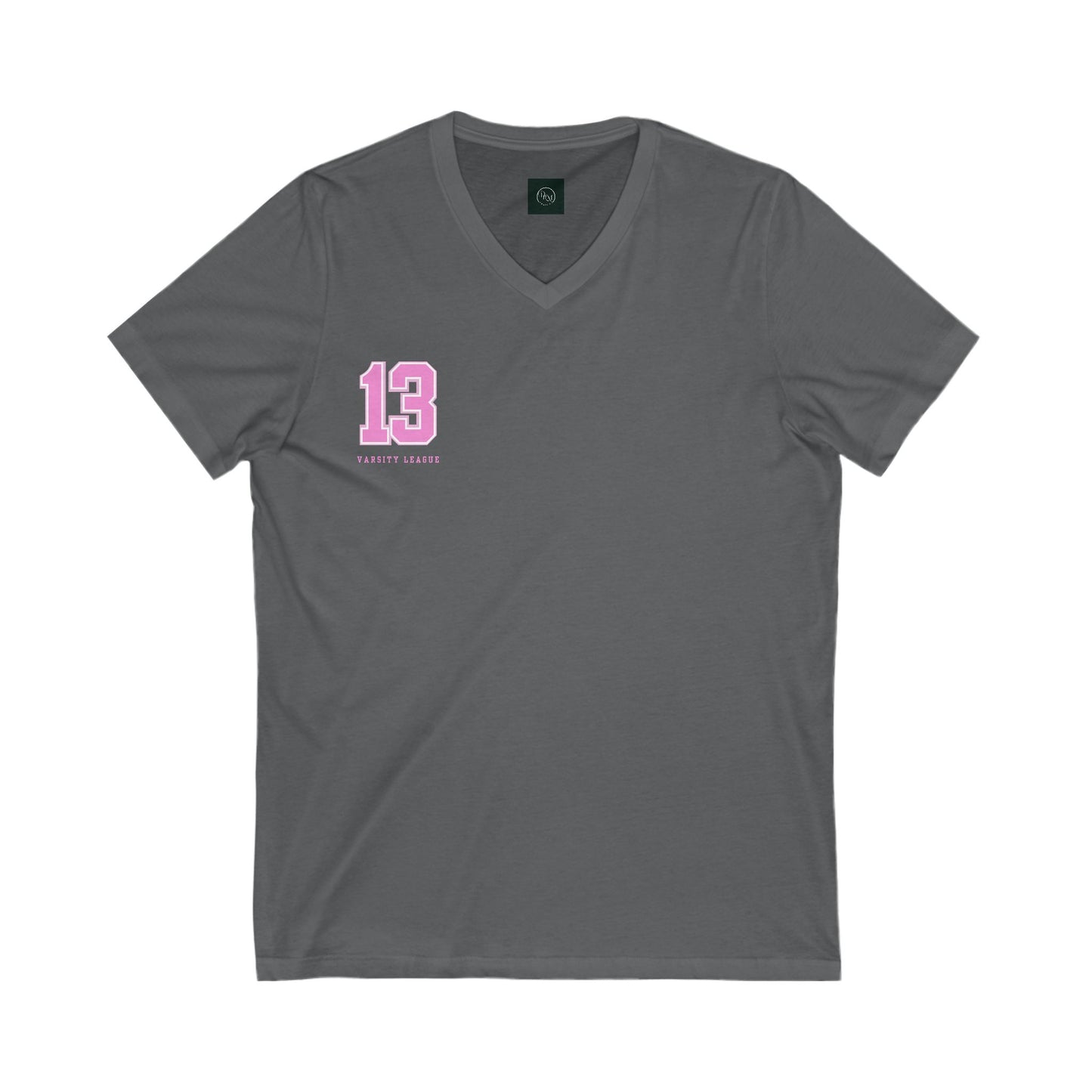 Miami Varsity League V-Neck Tee - Unisex, Sporty Casual Wear for Game Day and Everyday Comfort - DiRoMi