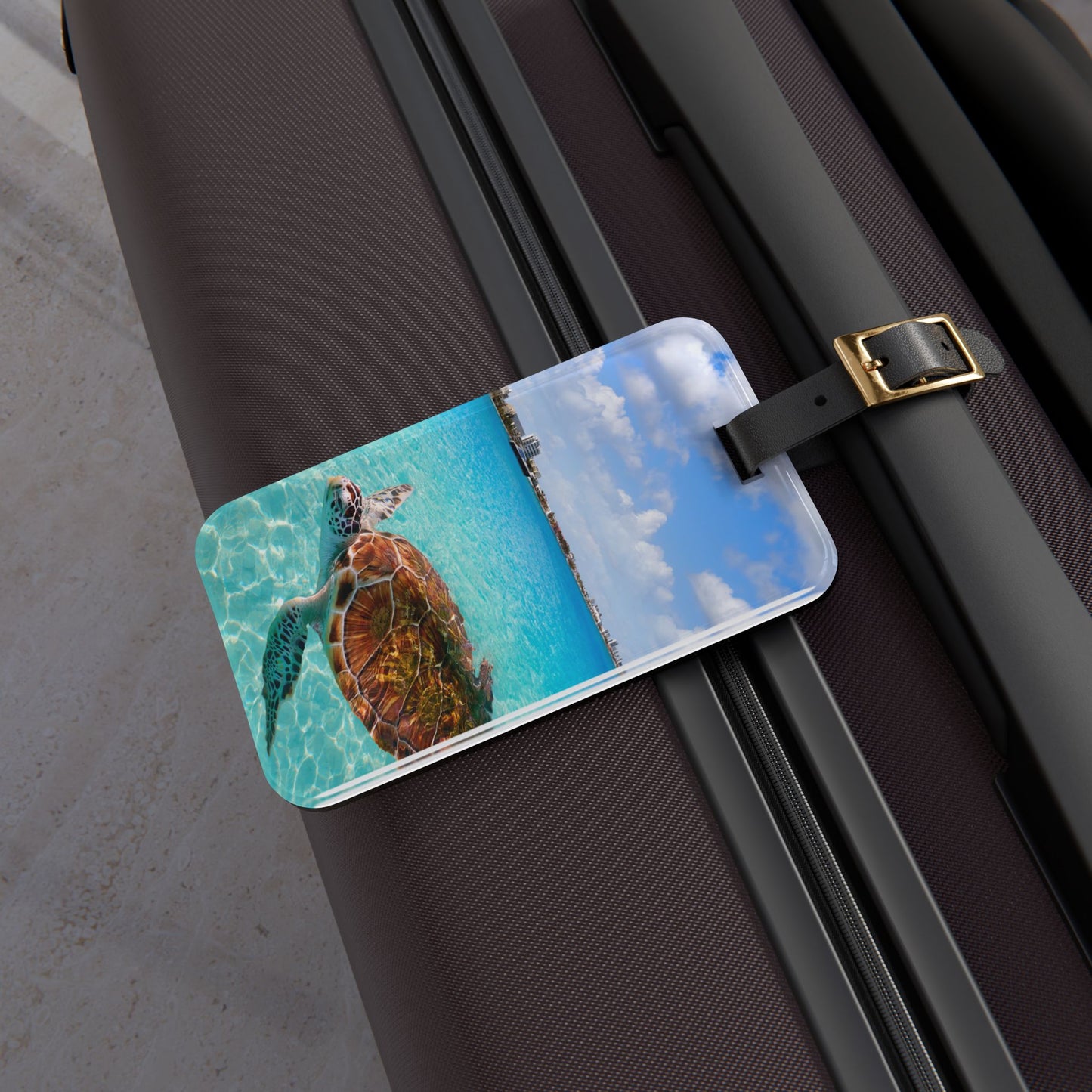 Turtle Luggage Tag