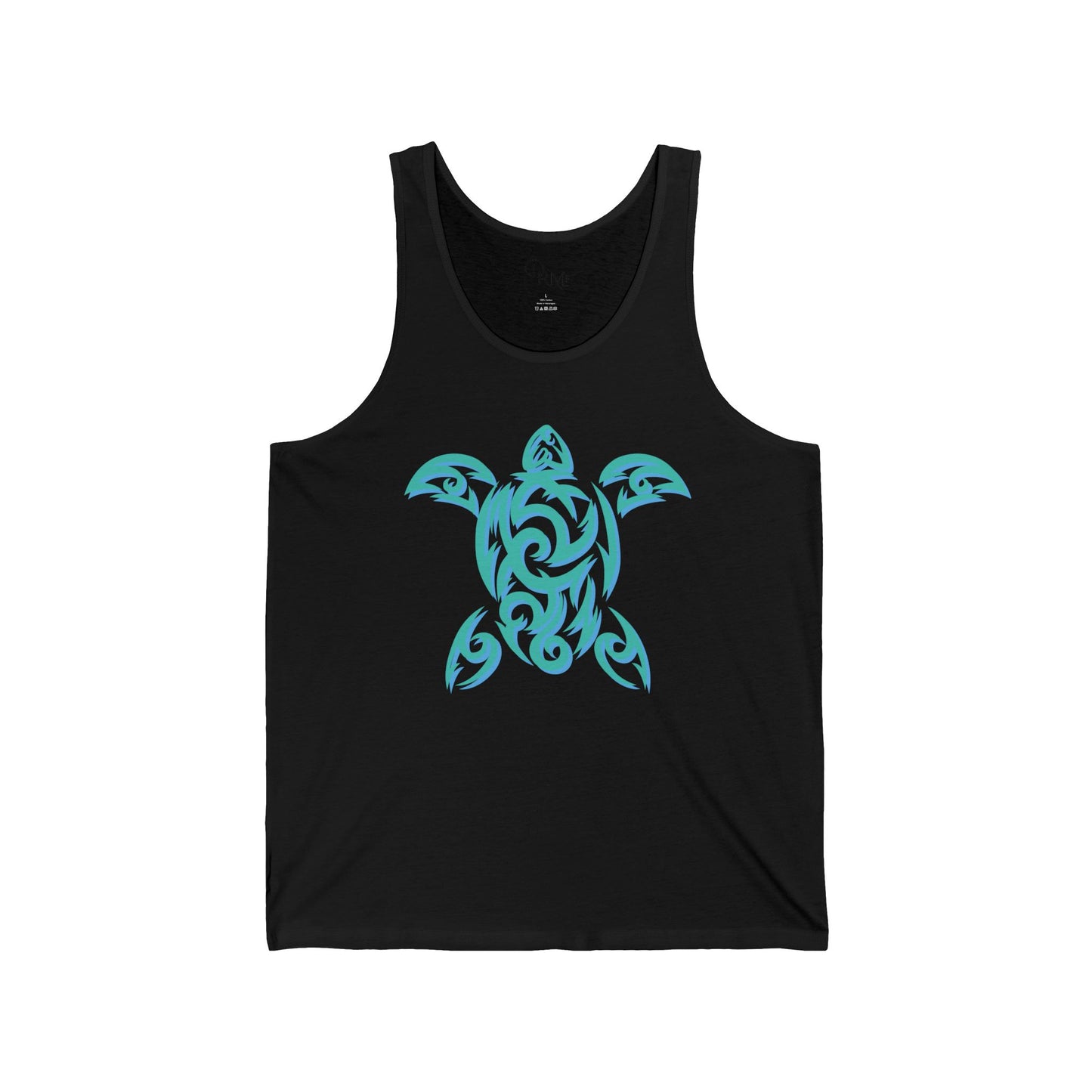 Turtle Tribal Design Unisex Jersey Tank - Ocean Lover's Apparel