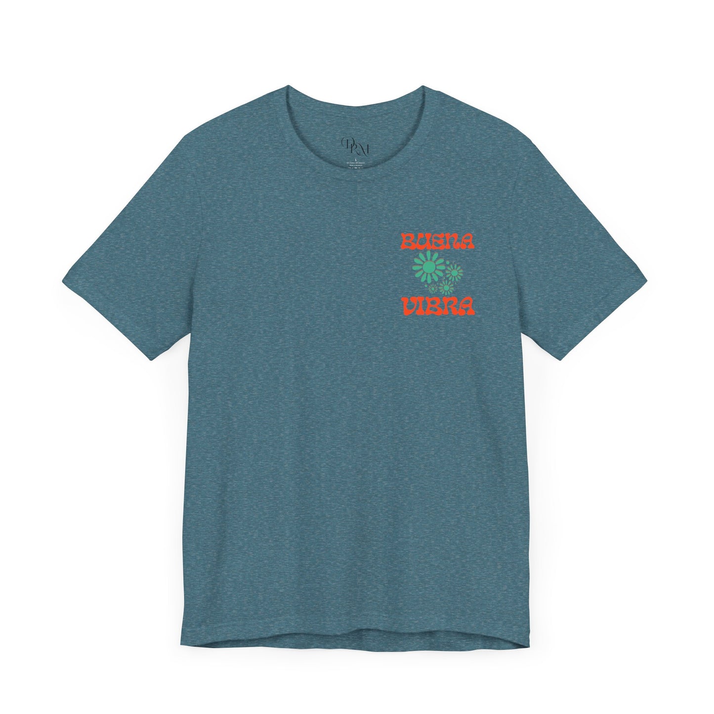 Buena Vibra Tee -Good vibes Summer Unisex Jersey Short Sleeve Shirt for Positive Energy, Beach Day, Summer Vibes, Gift, Casual Wear