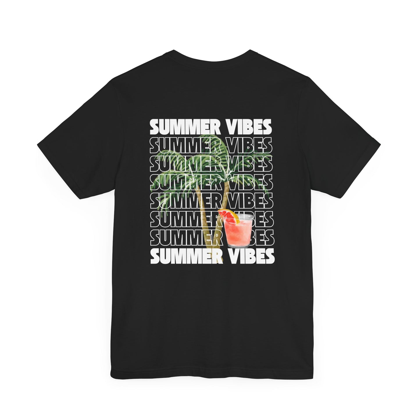 Summer Vibes Unisex Jersey Tee, Casual Summer T-Shirt, Fun Beachwear, Gift for Friends, Vacation Outfit, Relaxed Style, Graphic T Shirts