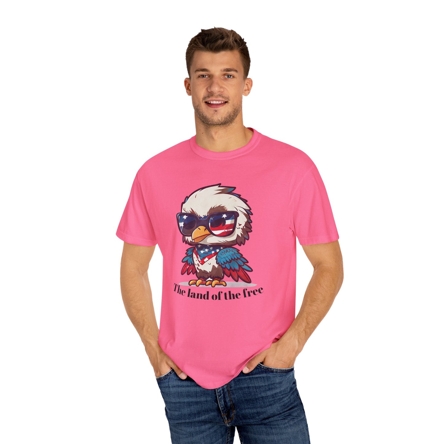 Patriotic Eagle T-Shirt, Comfort Colors