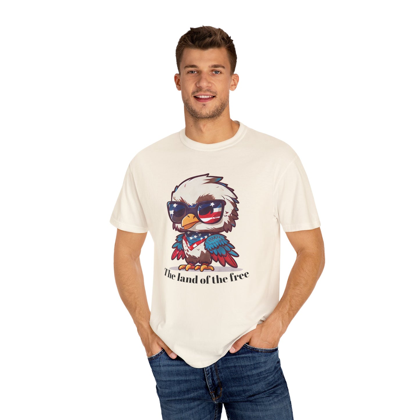 Patriotic Eagle T-Shirt, Comfort Colors
