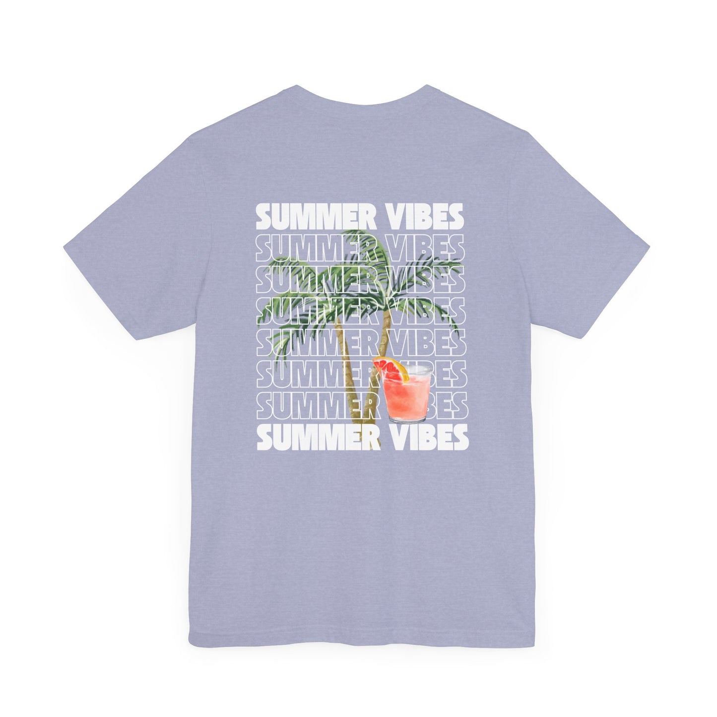 Summer Vibes Unisex Jersey Tee, Casual Summer T-Shirt, Fun Beachwear, Gift for Friends, Vacation Outfit, Relaxed Style, Graphic T Shirts