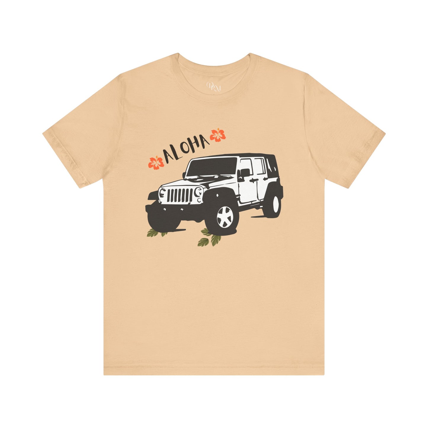 Aloha Jeep Unisex Short Sleeve Tee - Perfect for Adventure Lovers - DiRoMi