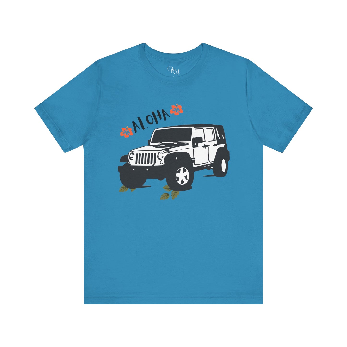 Aloha Jeep Unisex Short Sleeve Tee - Perfect for Adventure Lovers - DiRoMi