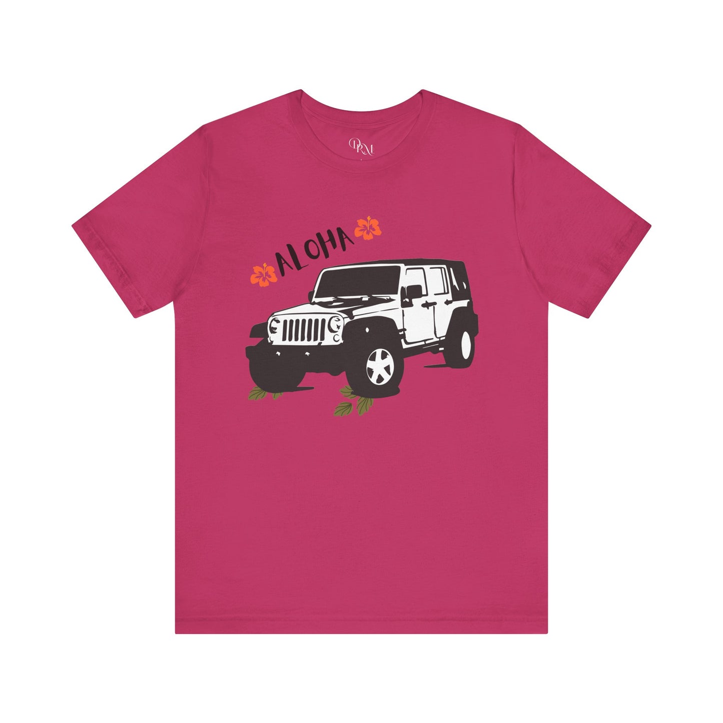 Aloha Jeep Unisex Short Sleeve Tee - Perfect for Adventure Lovers - DiRoMi