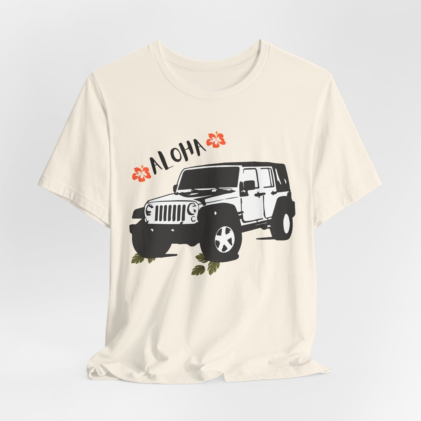 Aloha Jeep Unisex Short Sleeve Tee - Perfect for Adventure Lovers - DiRoMi