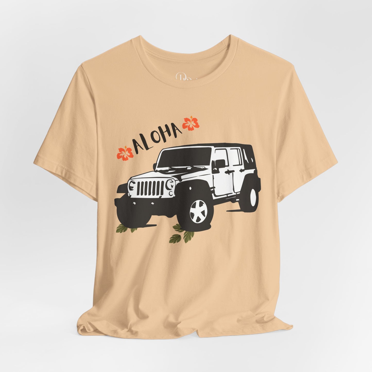 Aloha Jeep Unisex Short Sleeve Tee - Perfect for Adventure Lovers - DiRoMi
