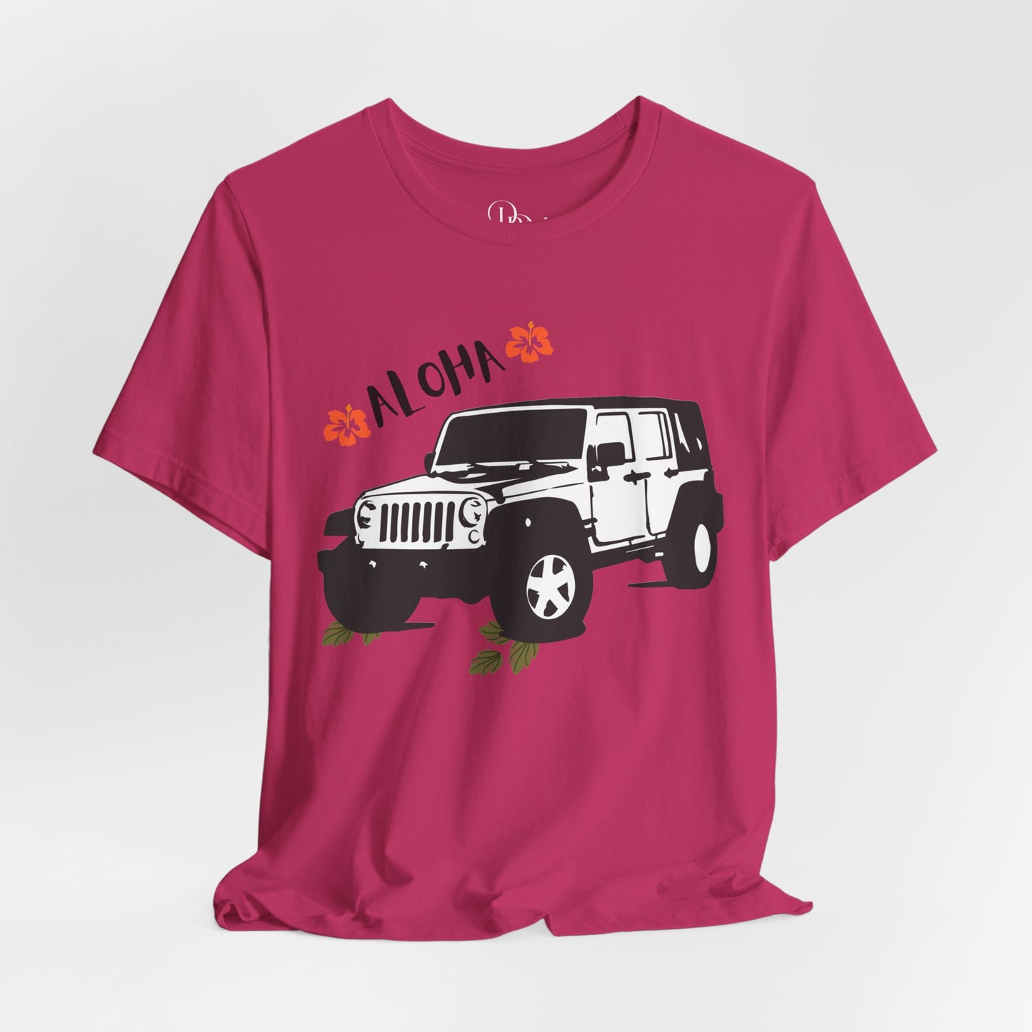 Aloha Jeep Unisex Short Sleeve Tee - Perfect for Adventure Lovers - DiRoMi
