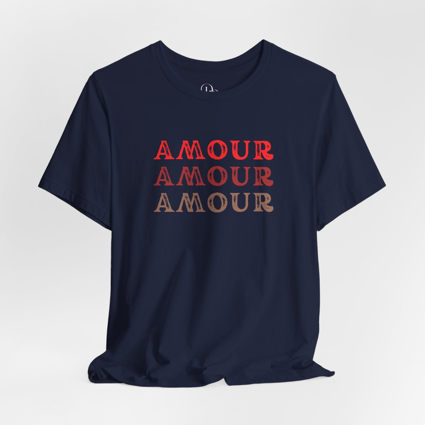 Amour Graphic Tee - Unisex Short Sleeve T-Shirt for Love Enthusiasts - DiRoMi