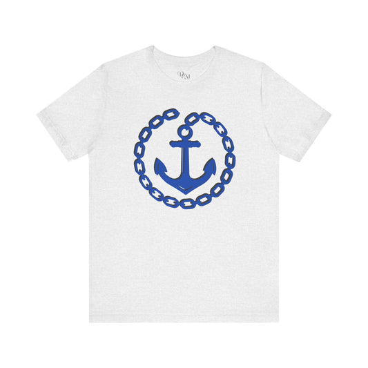 Anchor Graphic Tee for Nautical Lovers, Casual Summer Wear, Beach Days, Gift for Sailors, Unisex T-Shirt, Nautical shirts, Sea, Ocean Tee - DiRoMi