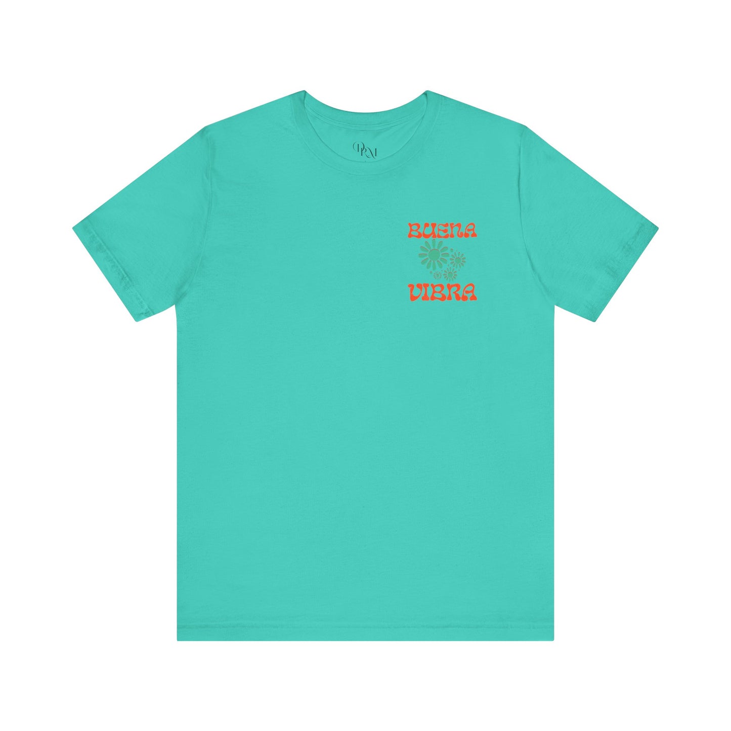 Buena Vibra Tee -Good vibes Summer Unisex Jersey Short Sleeve Shirt for Positive Energy, Beach Day, Summer Vibes, Gift, Casual Wear - DiRoMi