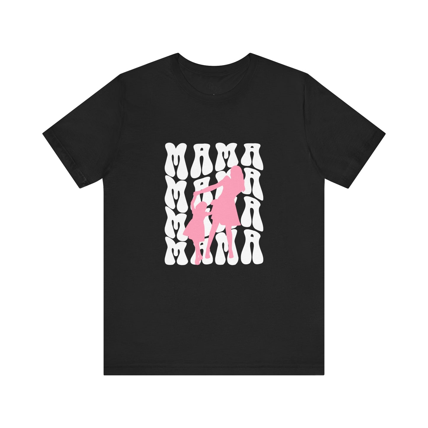 Chic Feminine Silhouette Tee, Mother's day, Girl mom, Mama of a girl - DiRoMi