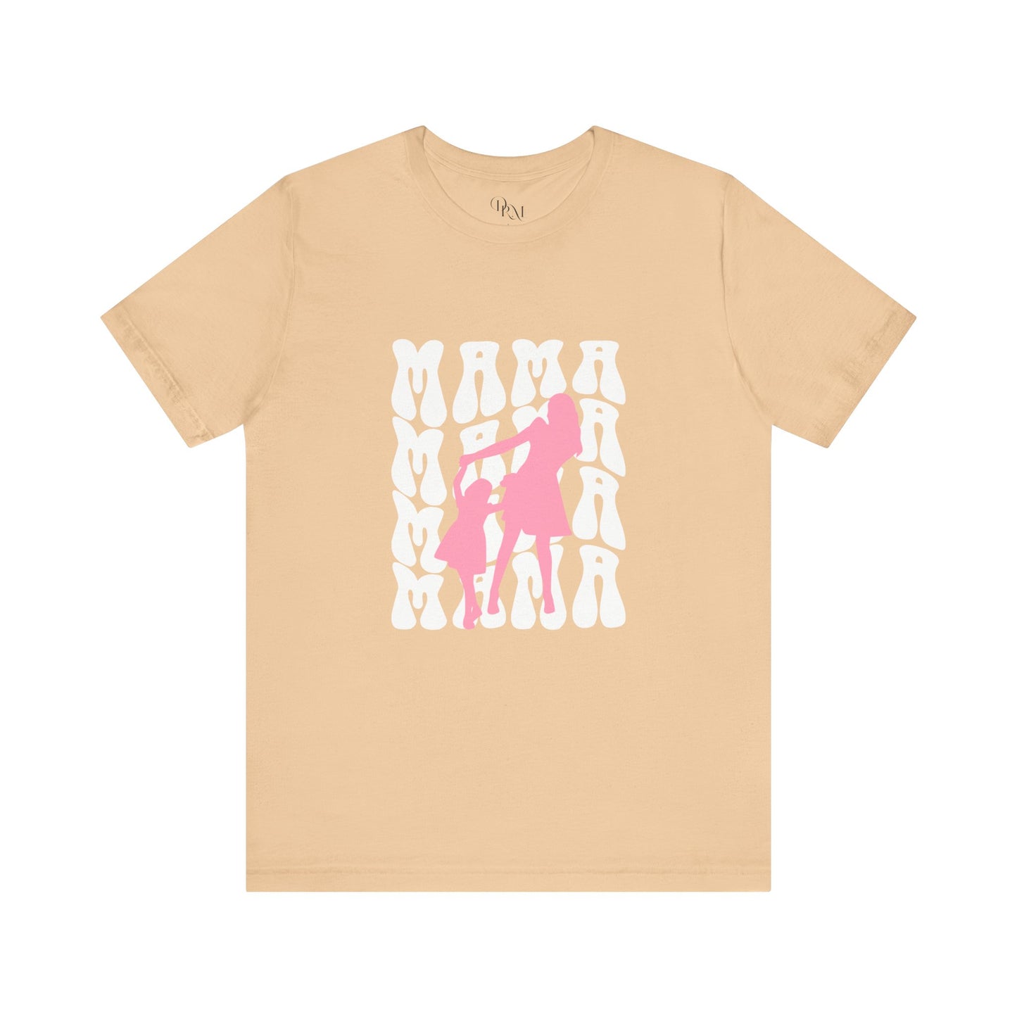 Chic Feminine Silhouette Tee, Mother's day, Girl mom, Mama of a girl - DiRoMi